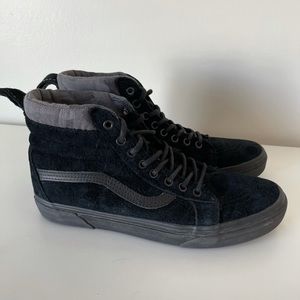 Vans SK-8 Hi MTE Black Suede